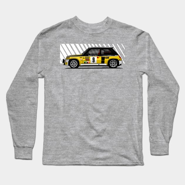 The amazing rally car rear engined Long Sleeve T-Shirt by jaagdesign